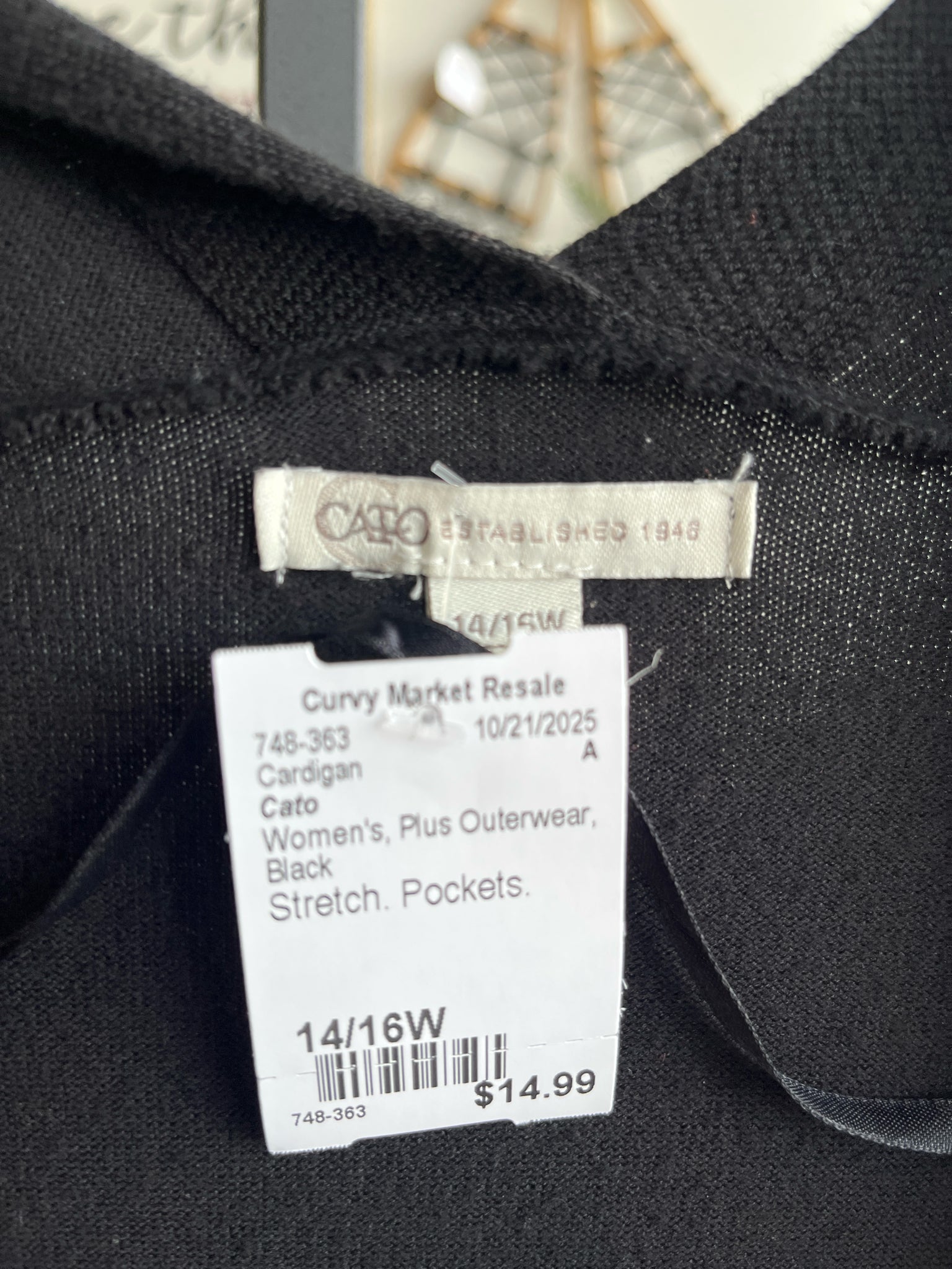 Cato Plus Outerwear Size 14/16W Cardigan